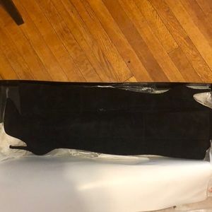 Topshop Black Sueded Thigh high Boots